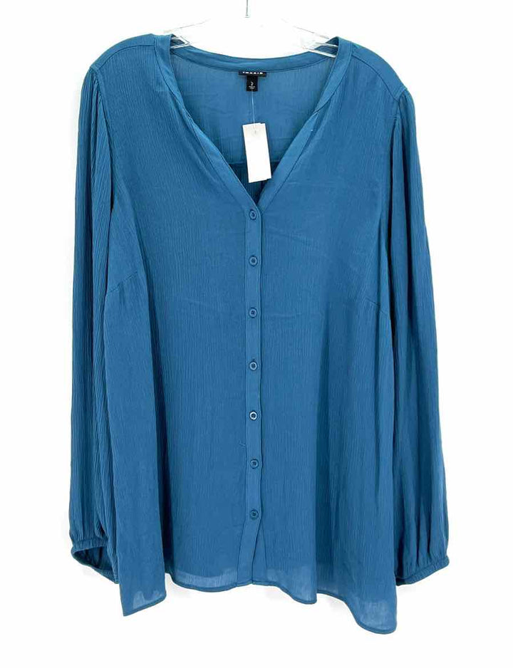 Size 2 Torrid Blue Shirt