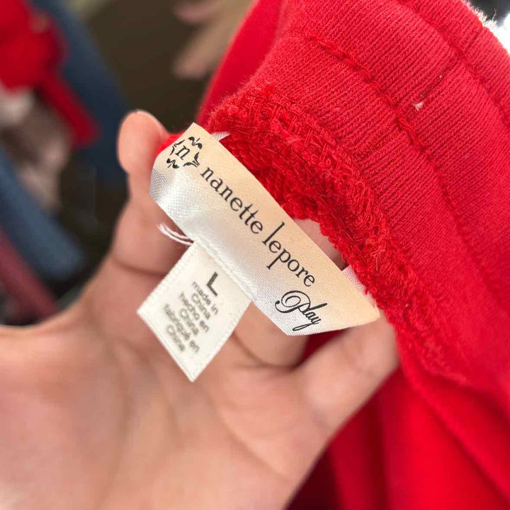 Size L NANETTE LEPORE Red Pants