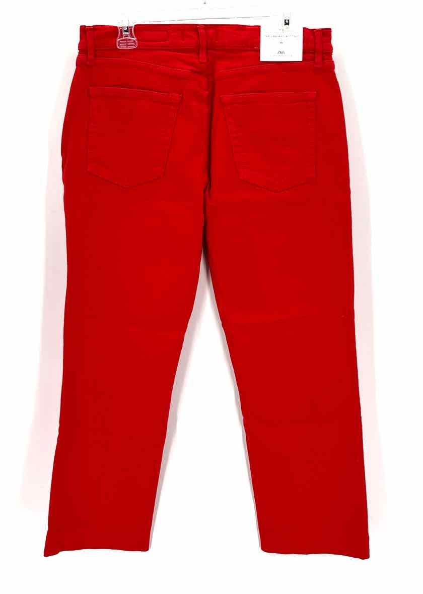 Size 12 ZARA Red Denim Jeans