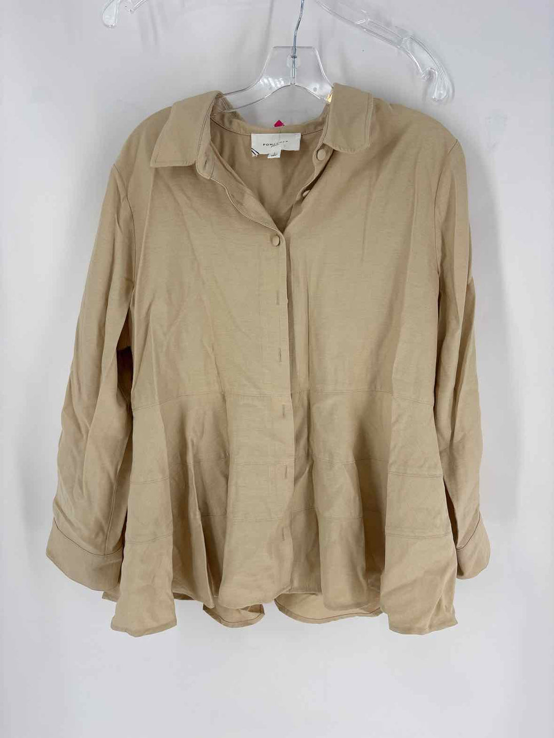 Size L POMANDER PLACE Tan Shirt