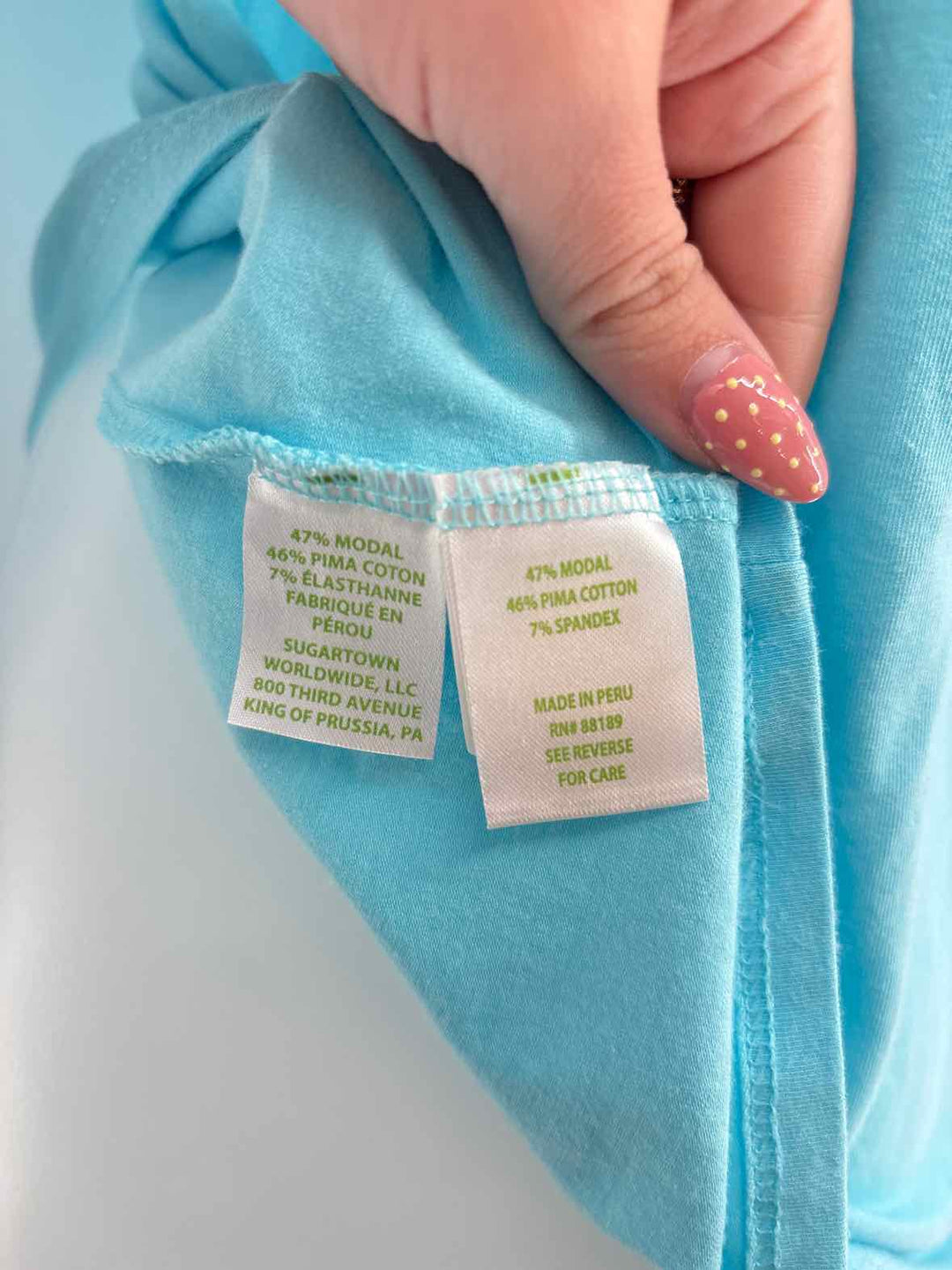 Size XS Lilly Pulitzer Teal Shirt