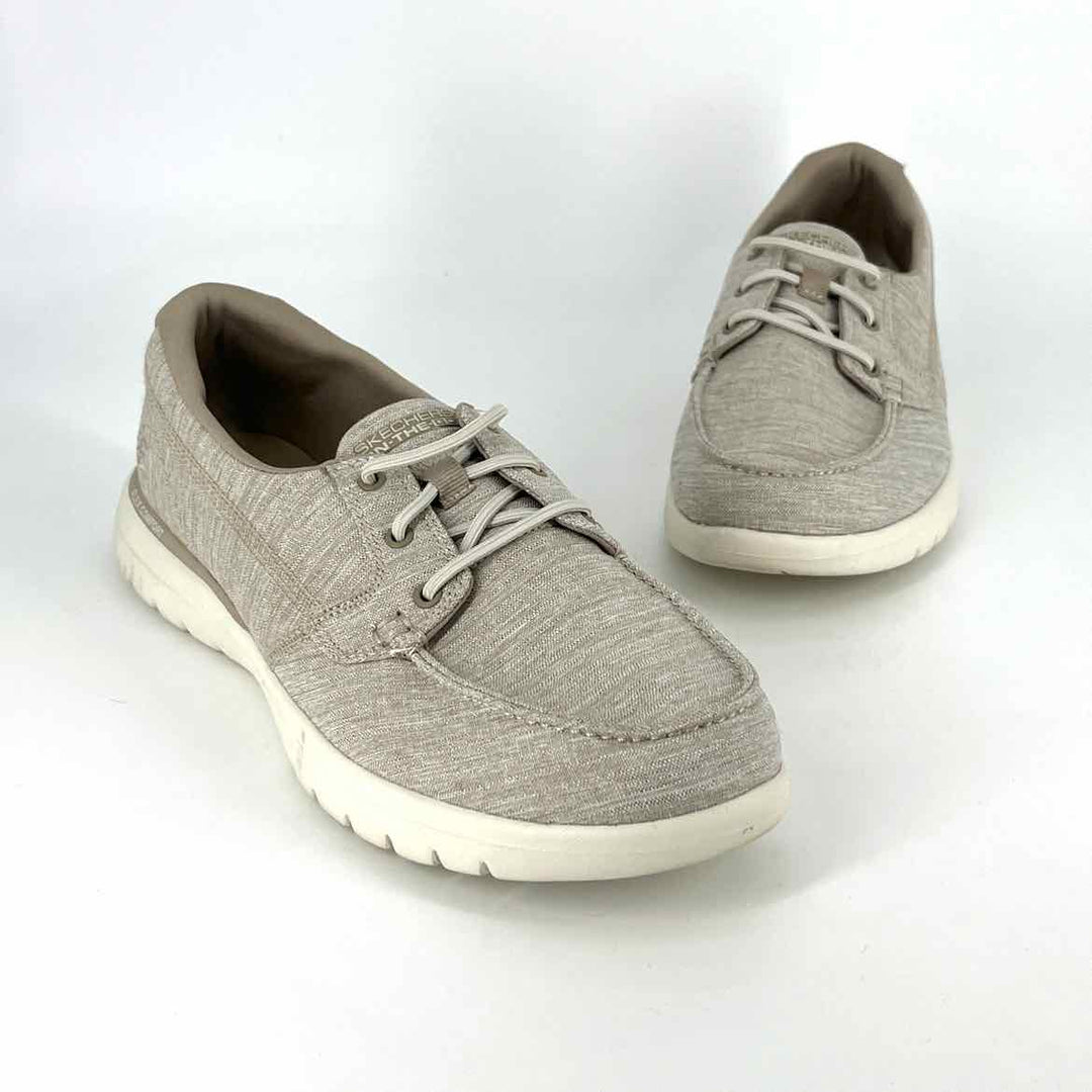 Shoe Size 9 Sketchers Khaki Canvas Sneakers