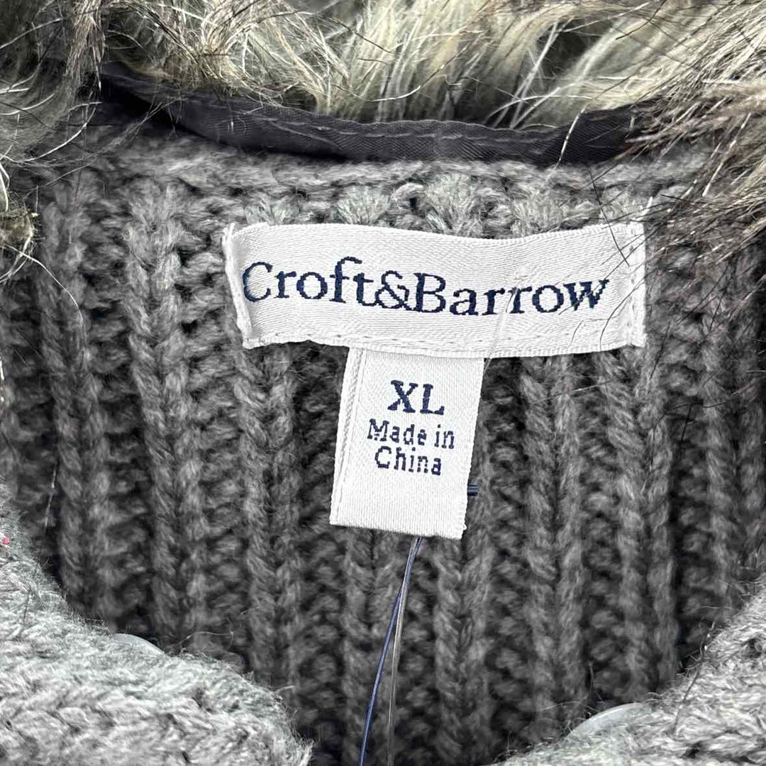 Size XL Croft & Barrow Gray Sweater