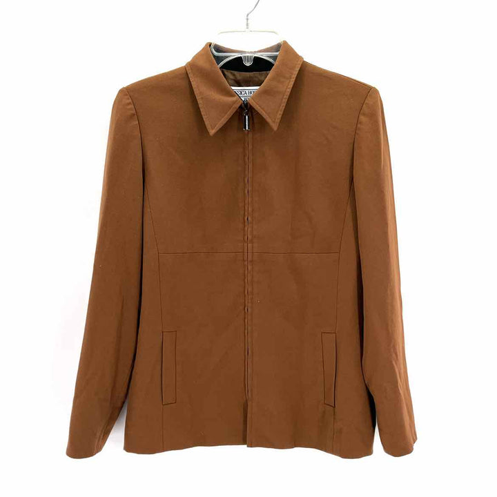Size 8 JESSICA HOWARD Brown Twill Jacket