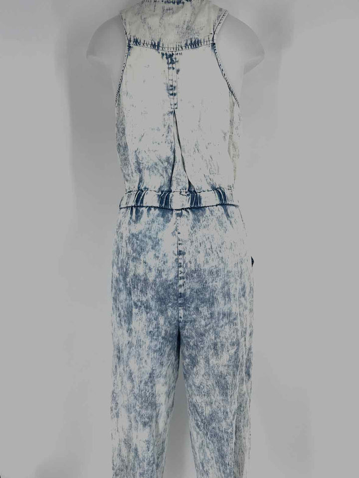 Size M Blue Print Romper