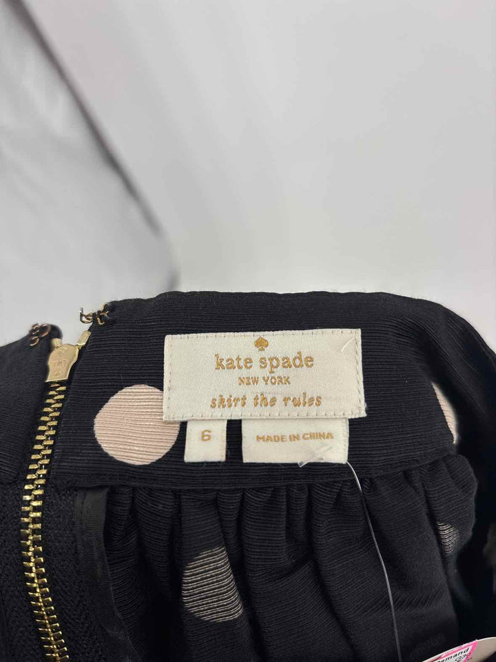 Size 6 Kate Spade Black Skirt