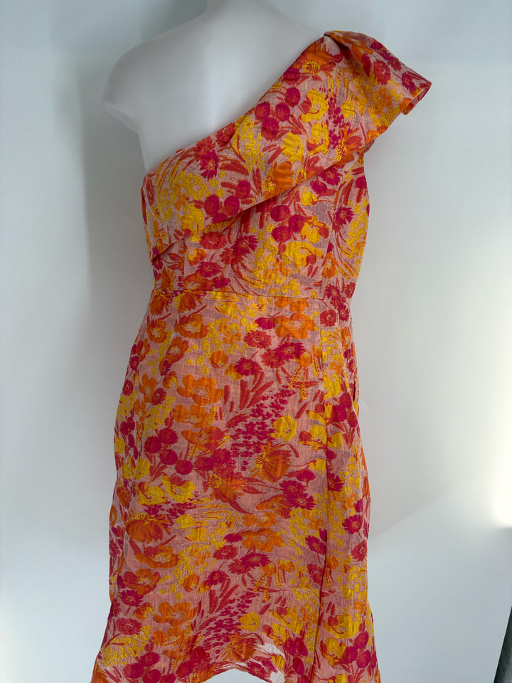 Size 14 Adrianna Papell Orange Dress