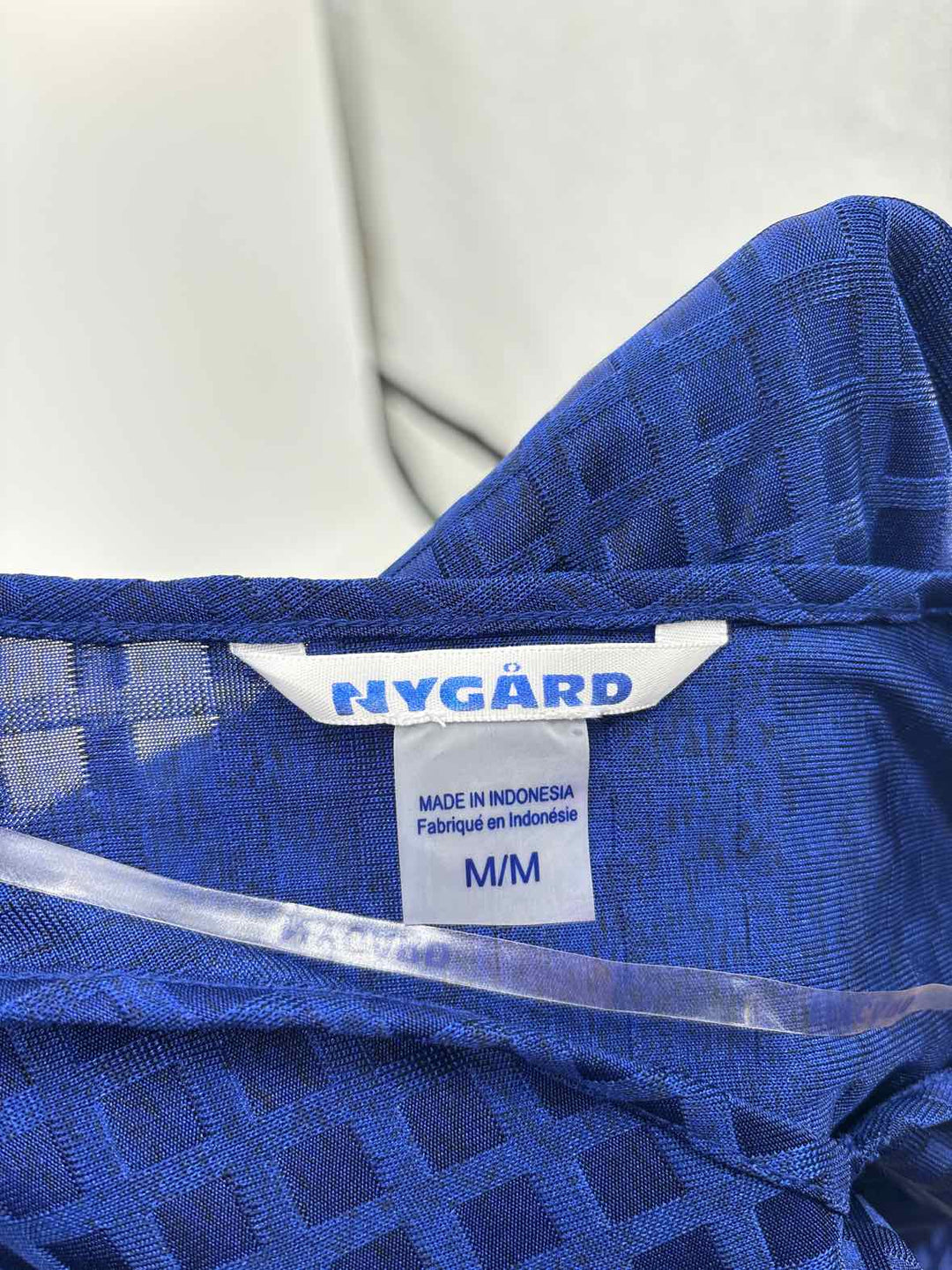 Size M NYGARD Blue Shirt