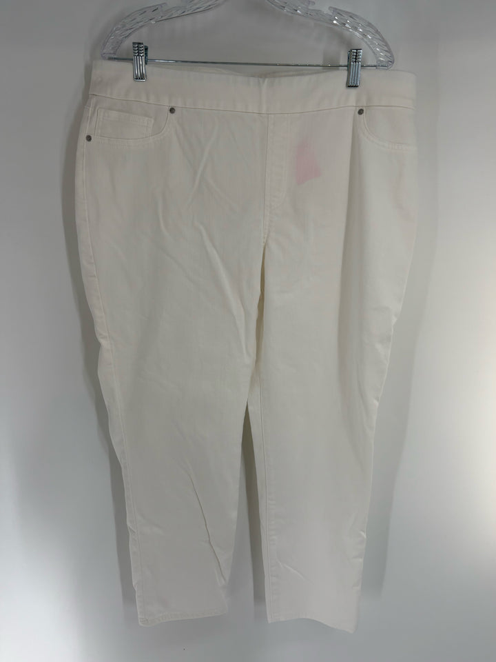 Size 18 Chico's White Pants