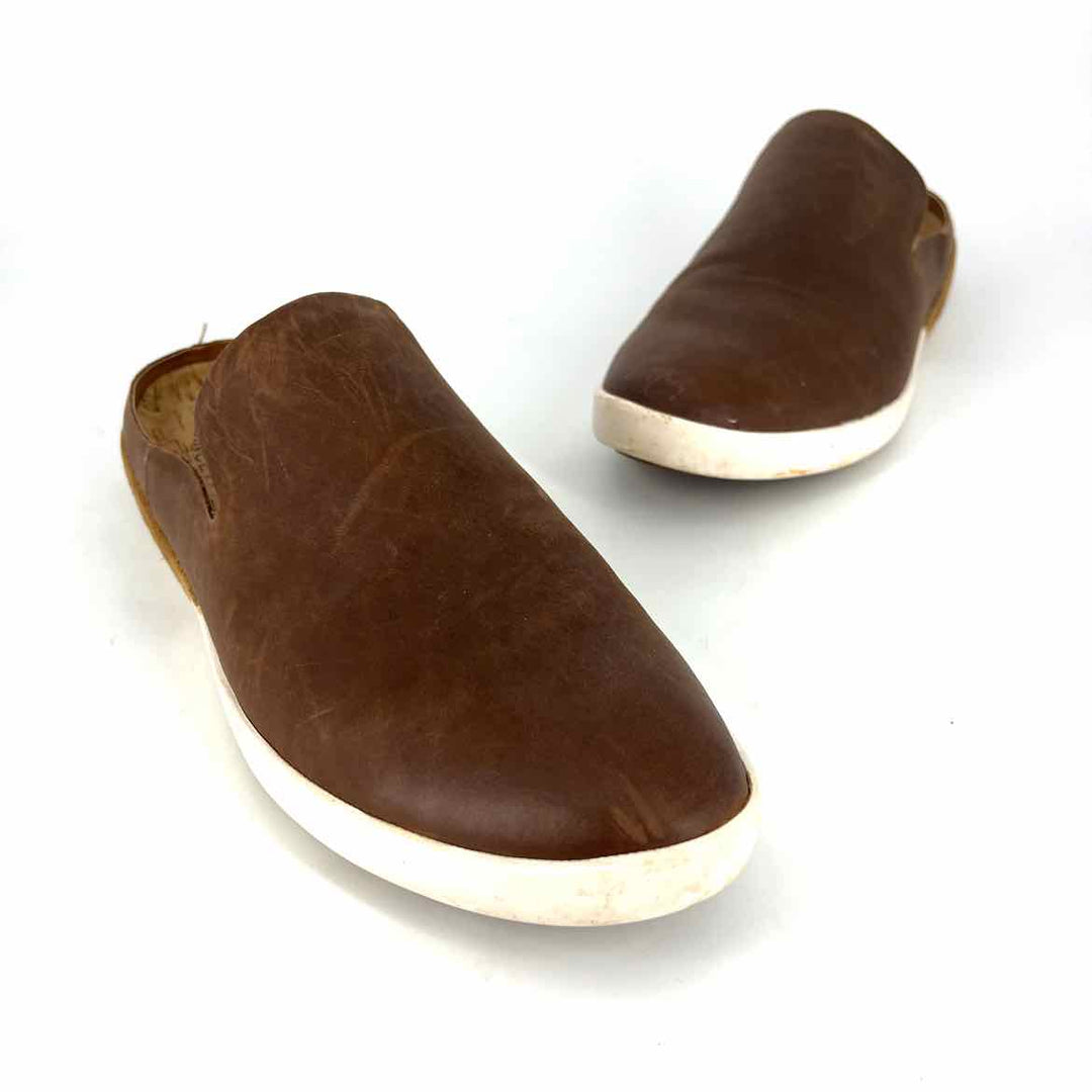 Shoe Size 8 KORK EASE Brown Leather Loafers