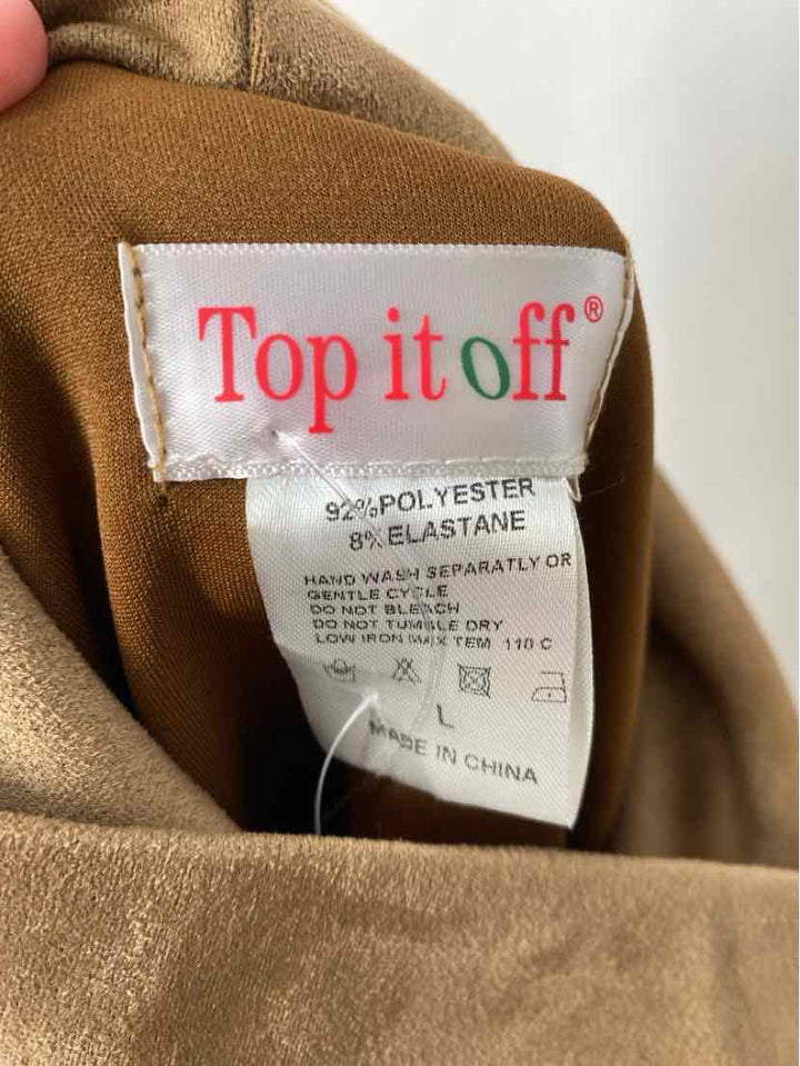 Size L Tan Dress