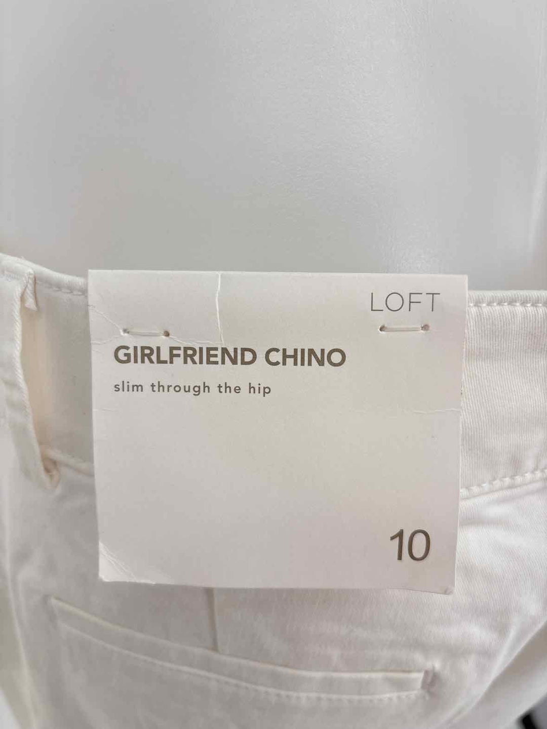 Size 10 LOFT White Pants