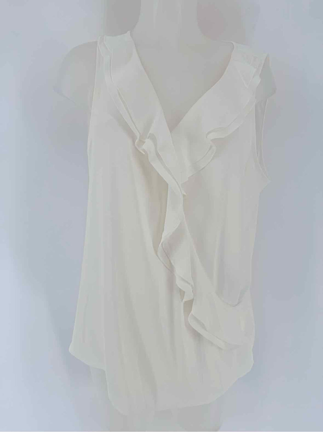 Size L White House Black Market White Shirt