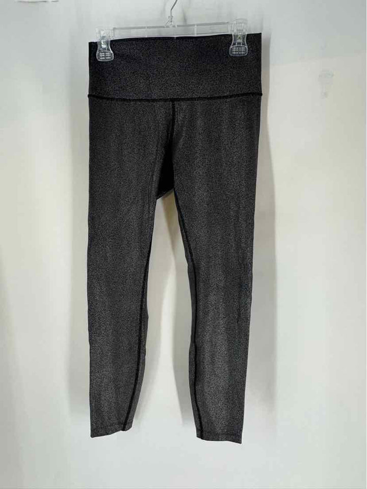 Size 8 Lululemon Black Print Pants
