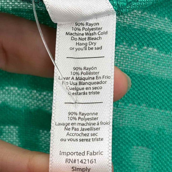 Size XL lularoe Green Shirt