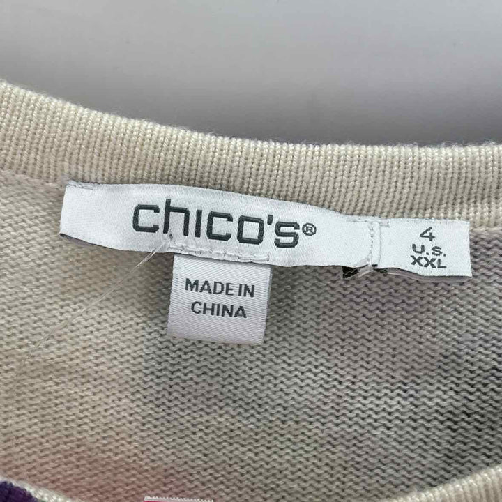 Size 1X Chico's Tan Sweater
