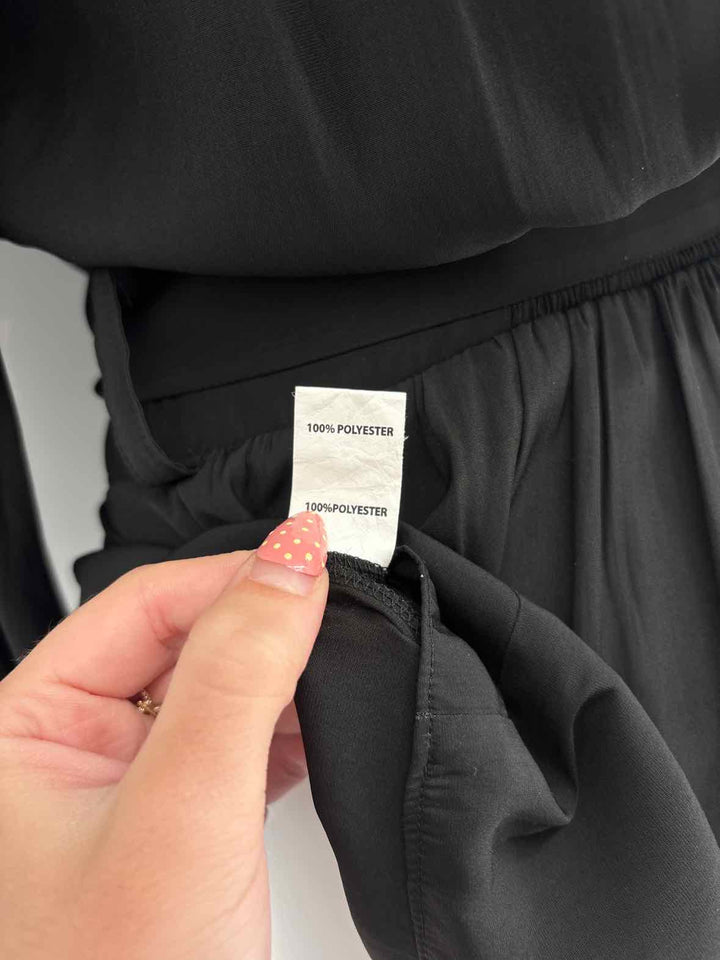 Size M Ramy Brook Black Silk Dress