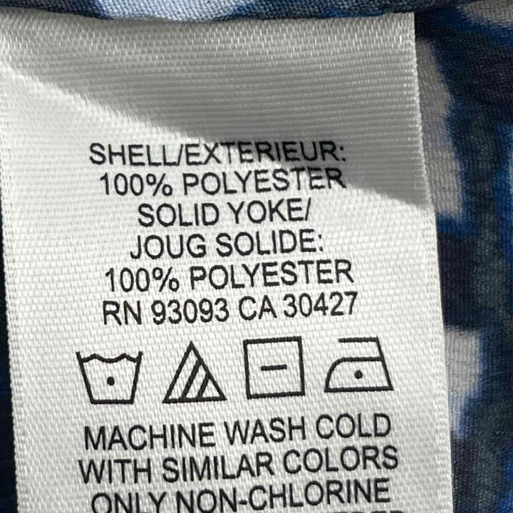 Size M Blue Print Dress