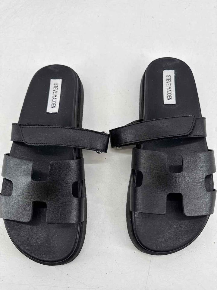 Shoe Size 9.5 Steve Madden Black Sandals
