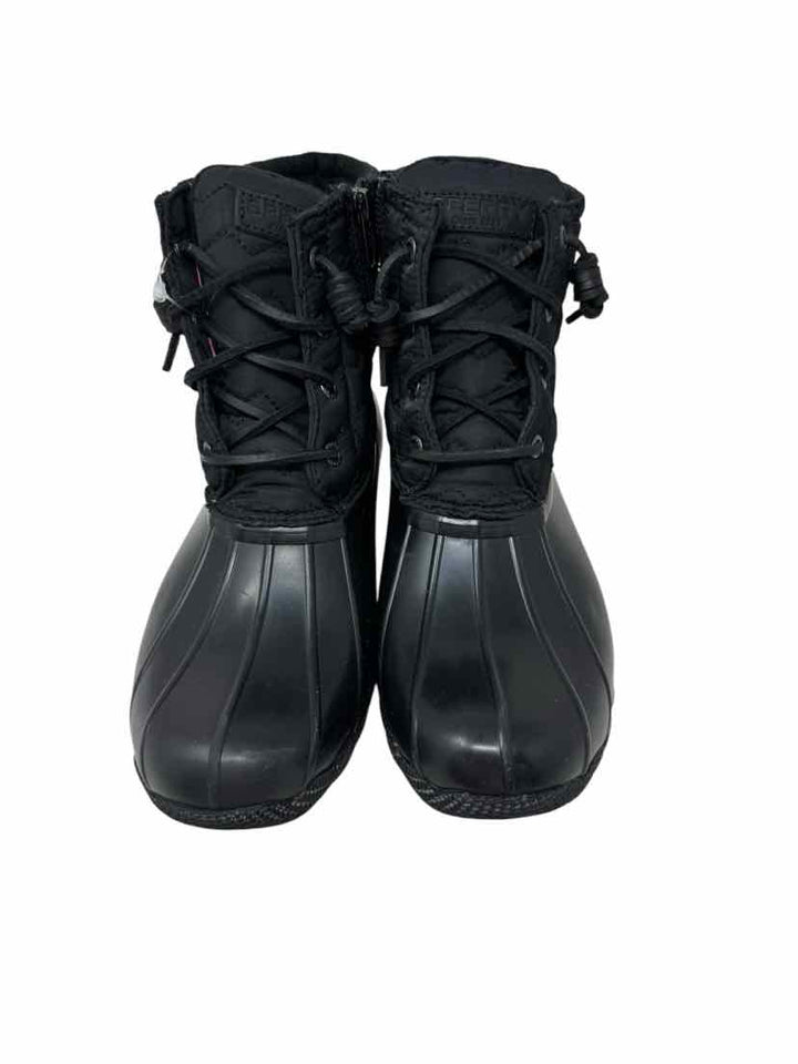 Shoe Size 8 Sperry Black Boots