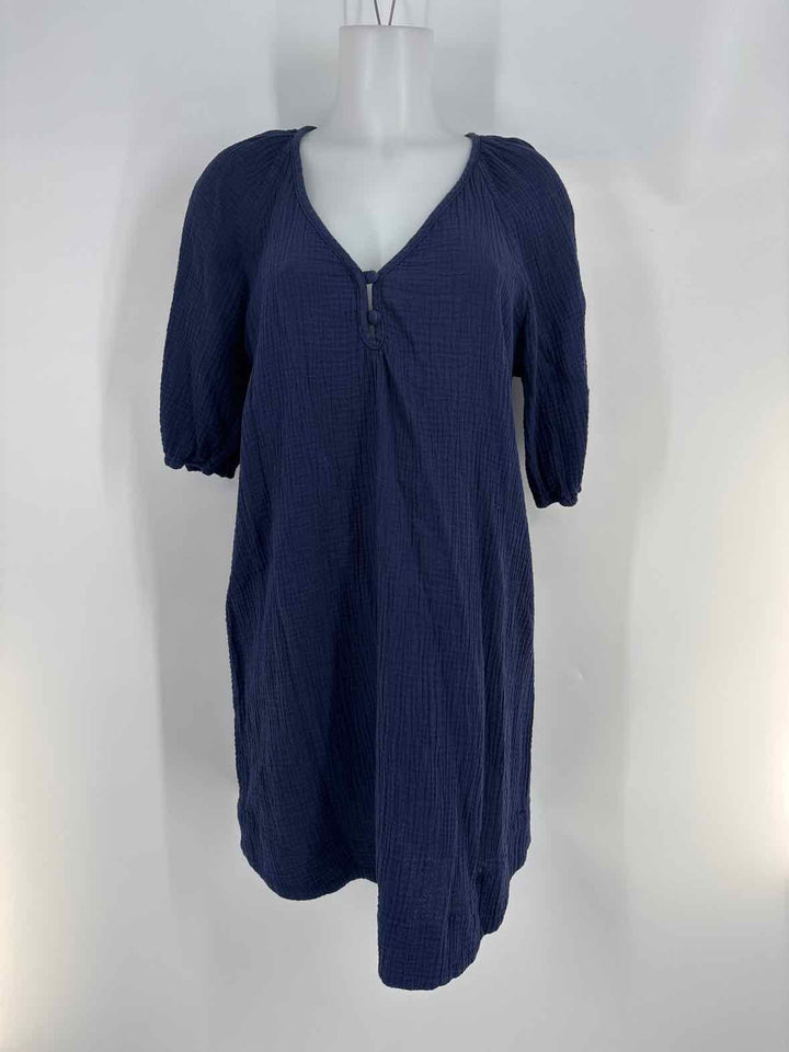 Size S Anthropologie Navy Dress