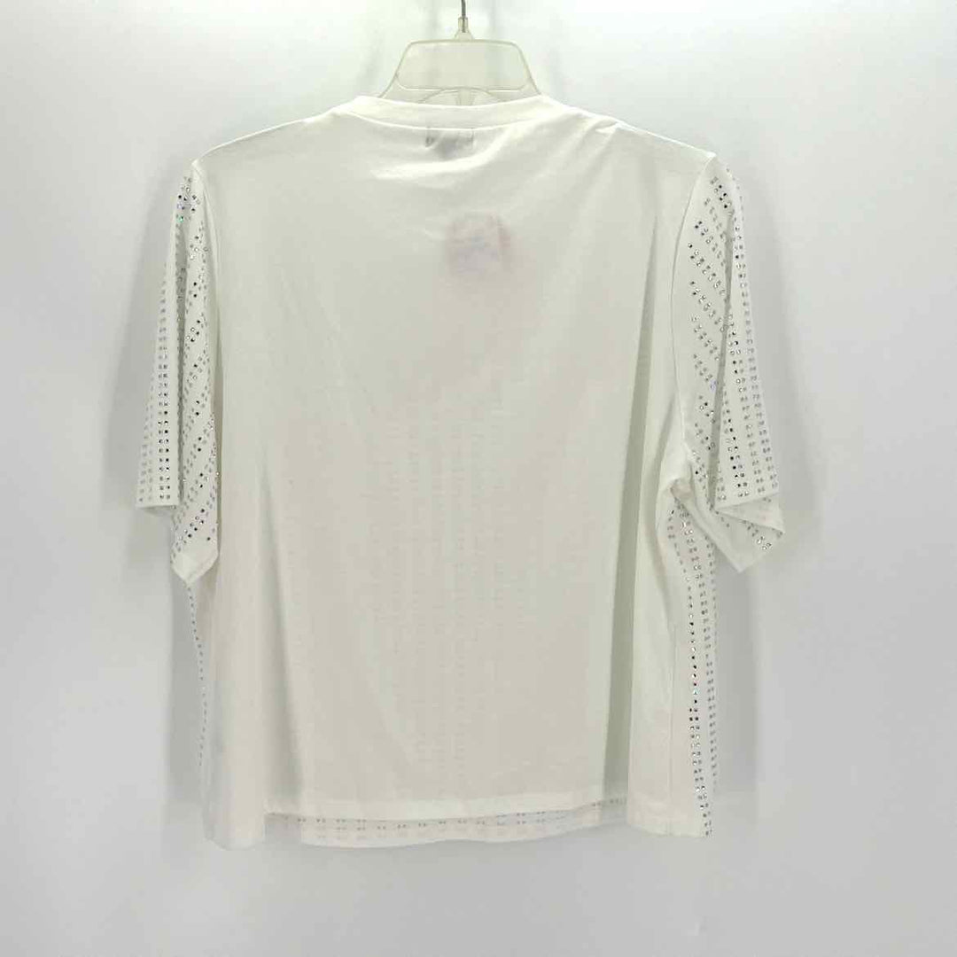 Size 3X White Knit Shirt