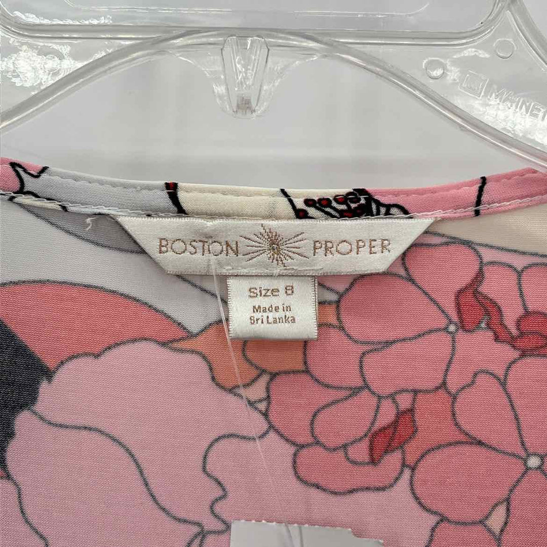 Size 8 BOSTON PROPER Peach Dress