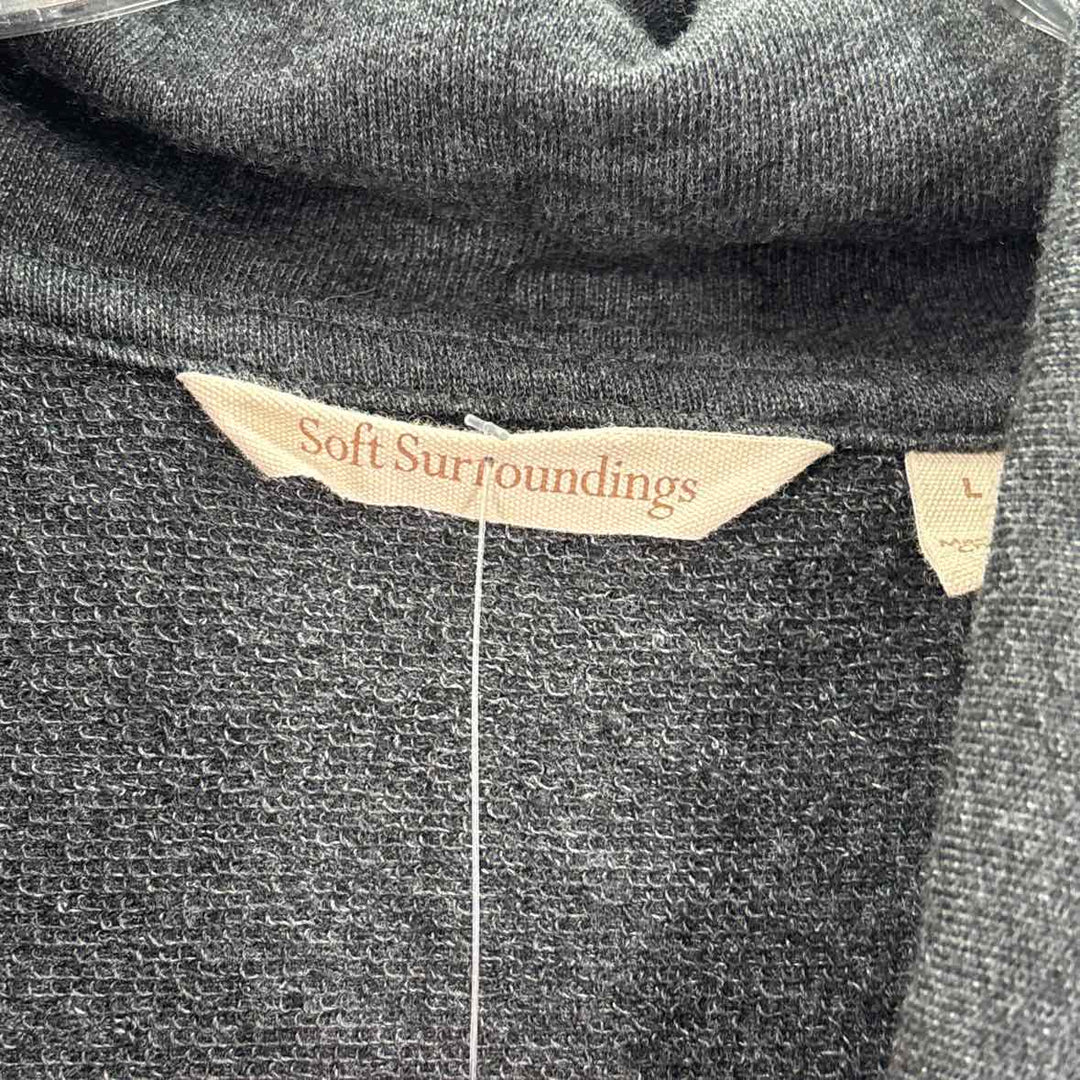 Size L SOFT SURROUNDINGS Gray Sweater