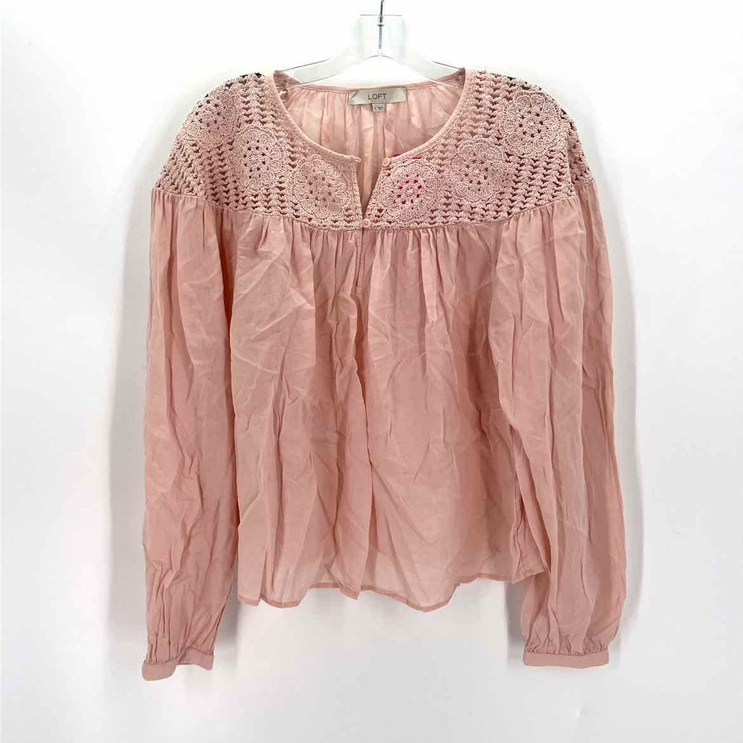 Size M LOFT Pink Shirt