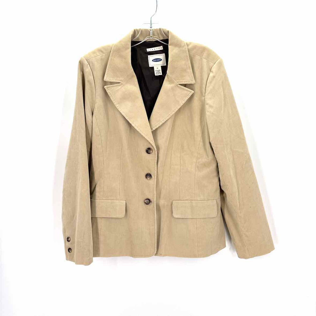 Size XL Old Navy Tan Cotton Blazer