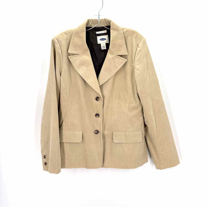 Size XL Old Navy Tan Cotton Blazer