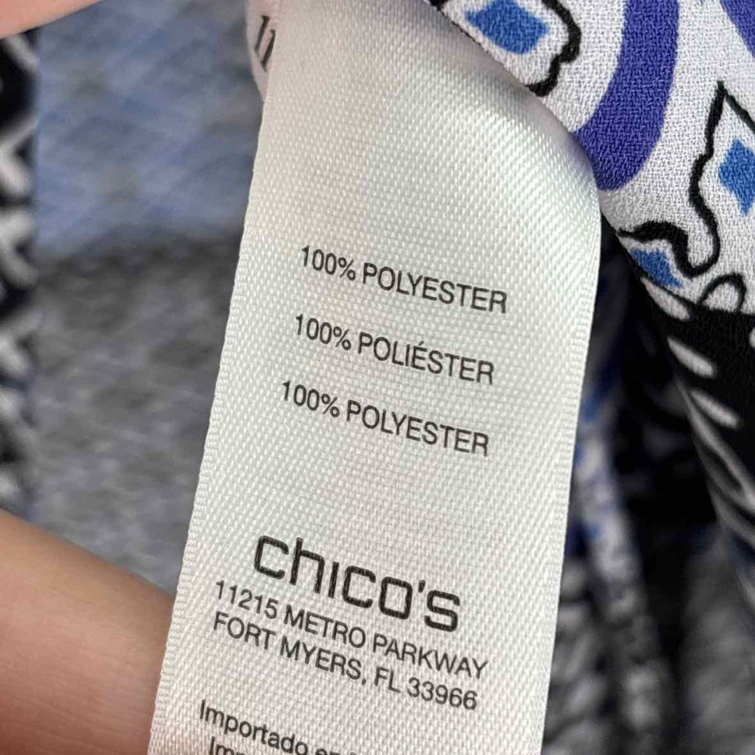 Size M Chico's Blue Shirt