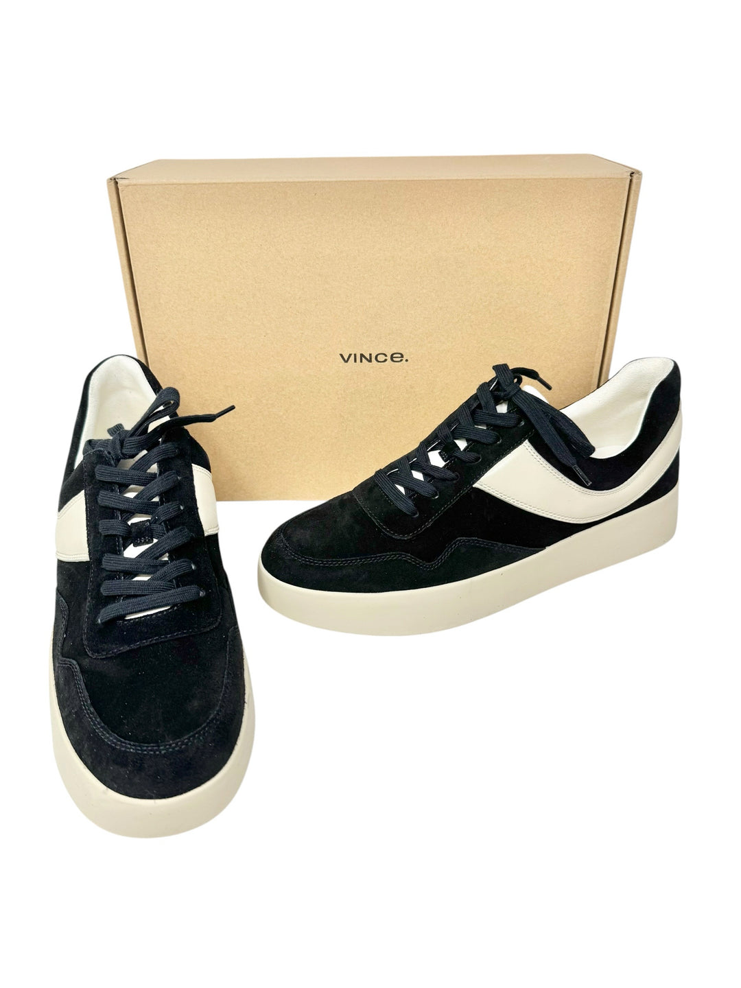Shoe Size 13 VINCE Black Suede Sneakers
