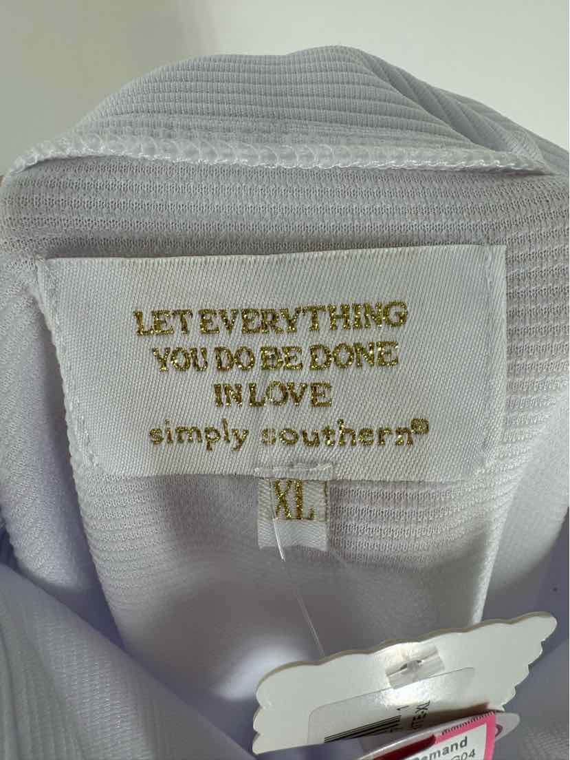 Size XL SIMPLY SOUTHERN White Dress