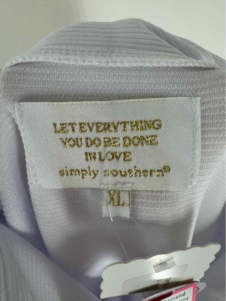 Size XL SIMPLY SOUTHERN White Dress