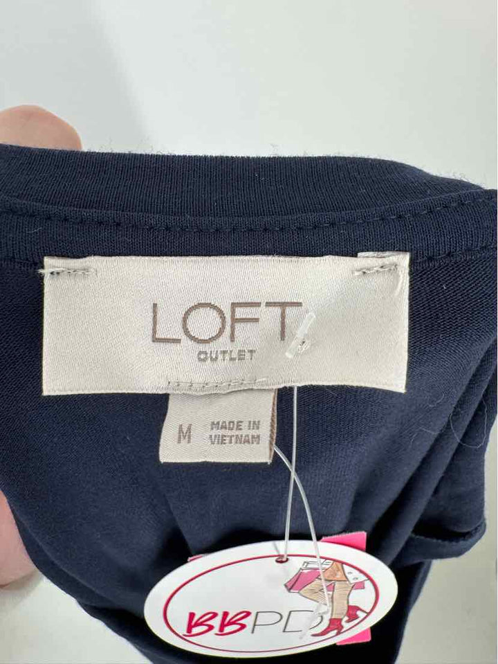 Size M LOFT Navy Dress