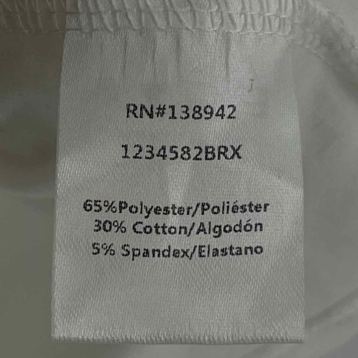 Size 3X White Knit Shirt