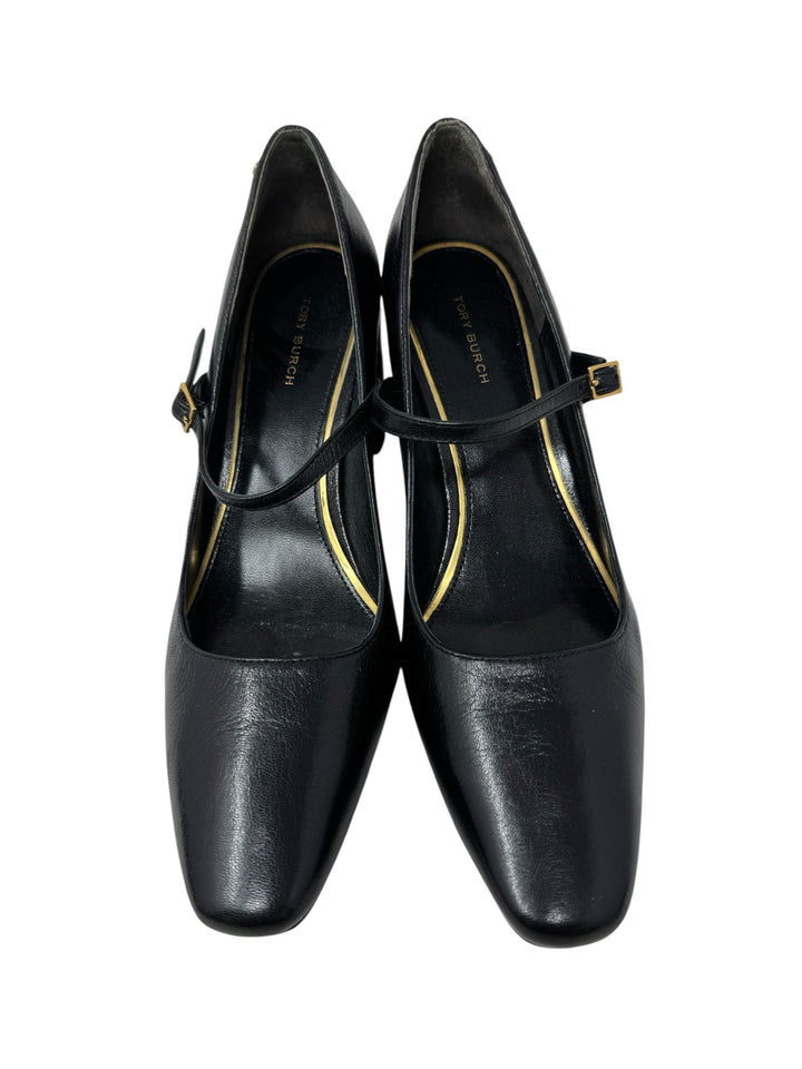 Shoe Size 7 Tory Burch Black Leather Pumps