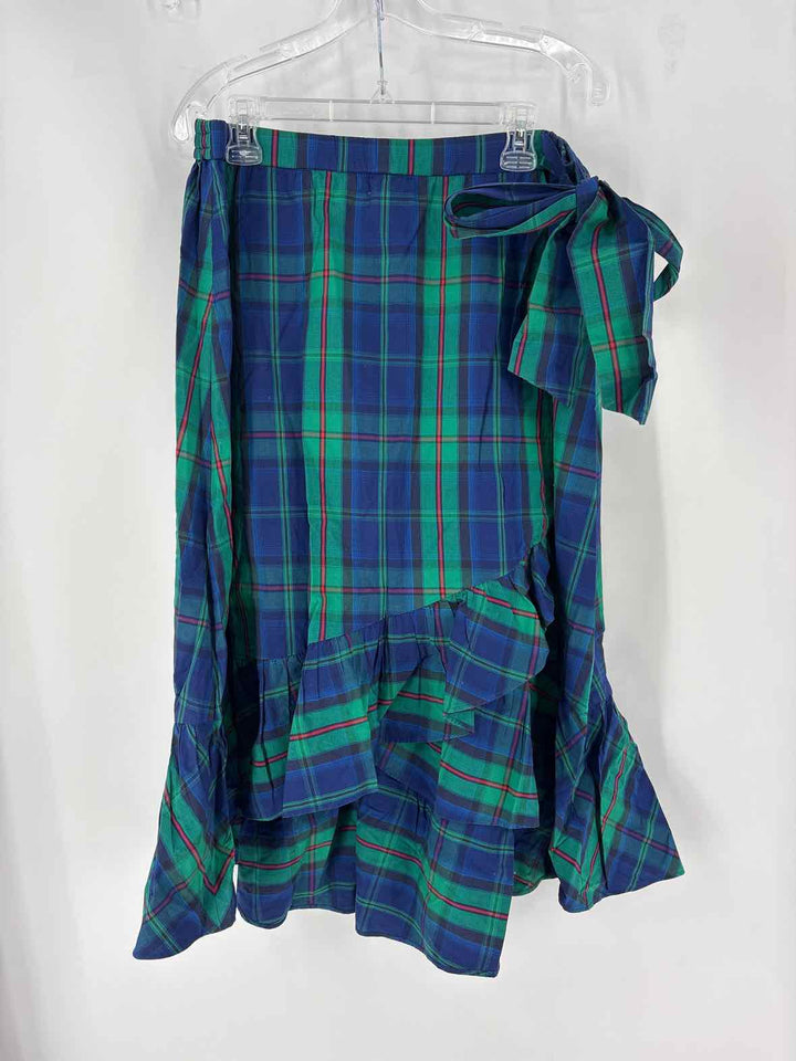 Size L J Crew Green Skirt