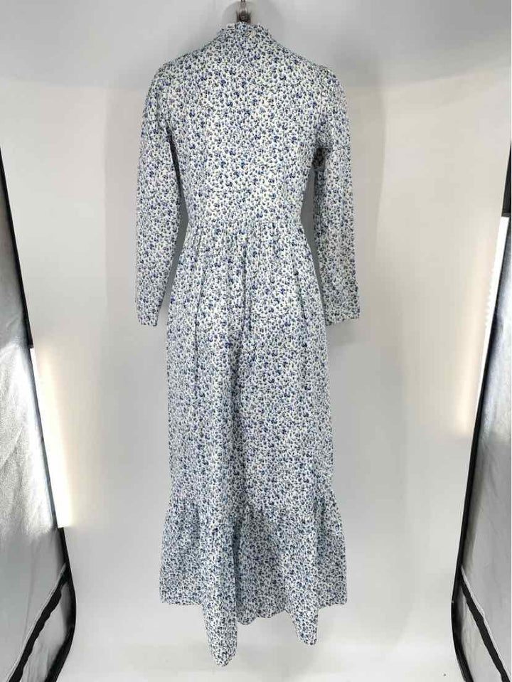 Size 38 Asos Blue Print Dress