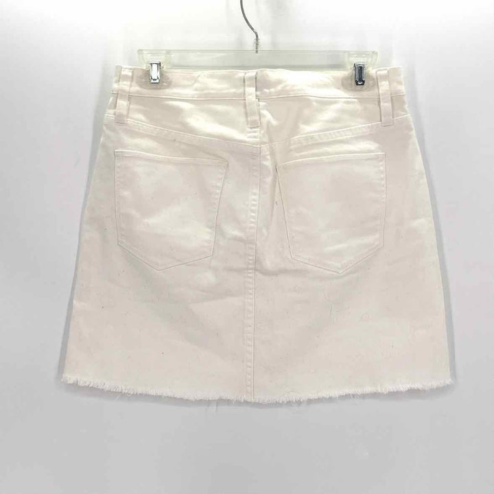 Size 27 J Crew White Denim Skirt