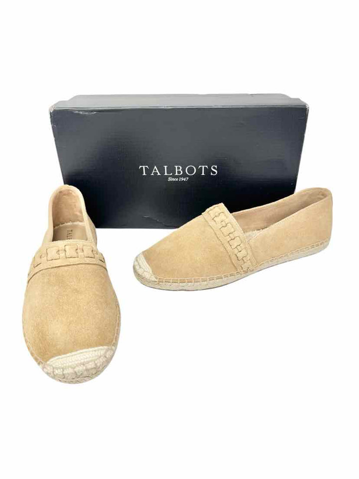 Shoe Size 7 Talbots Tan Suede Flats