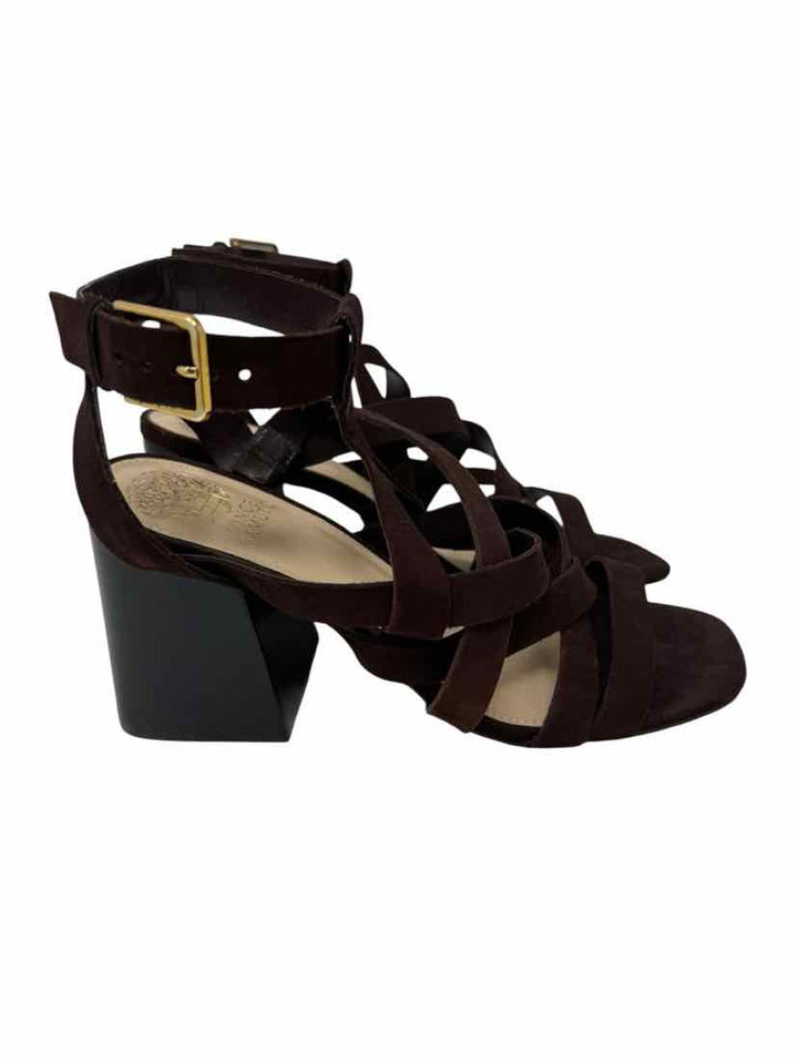 Shoe Size 9 Vince Camuto Brown Suede Sandals