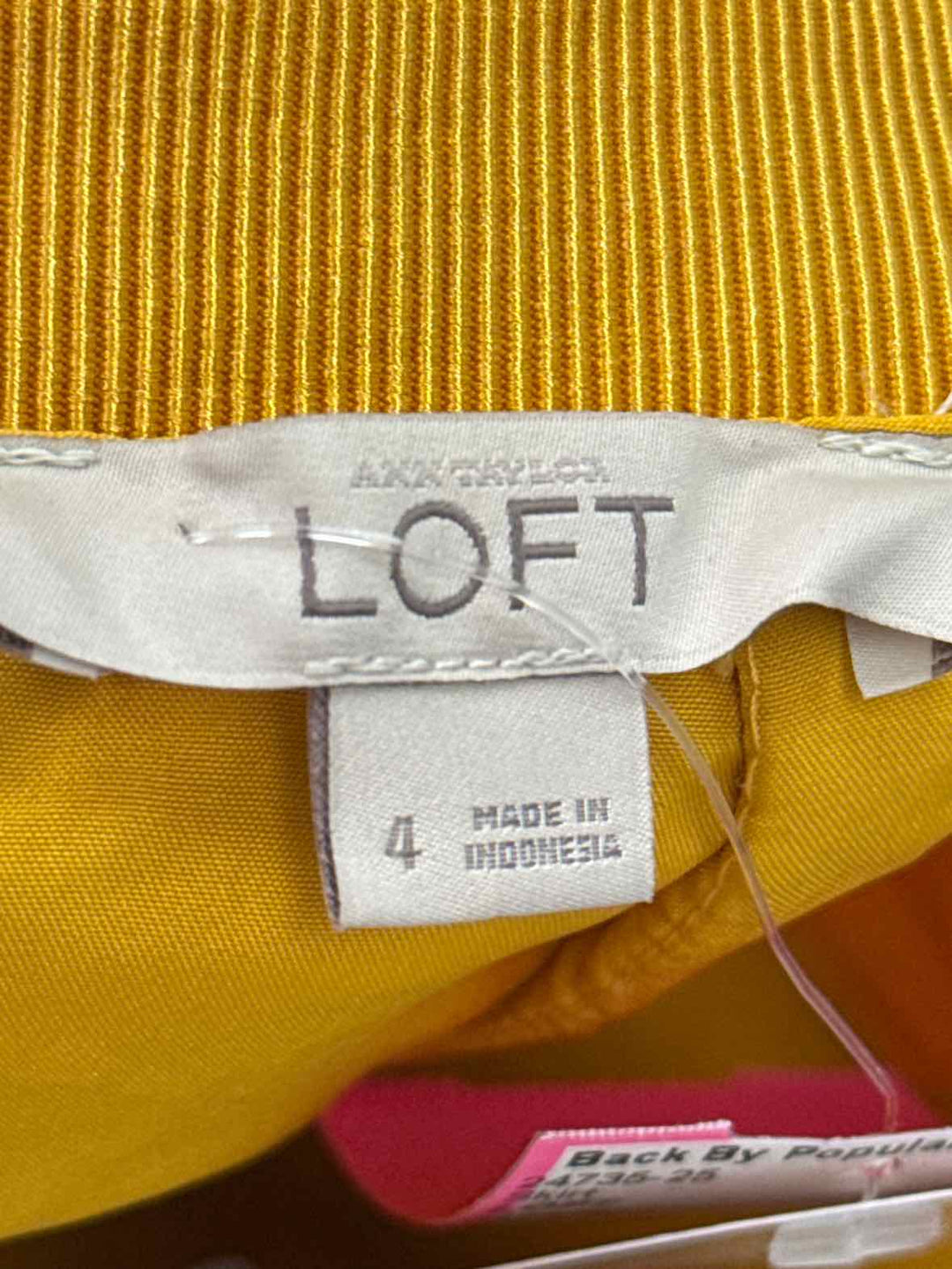Size 4 LOFT Mustard Skirt