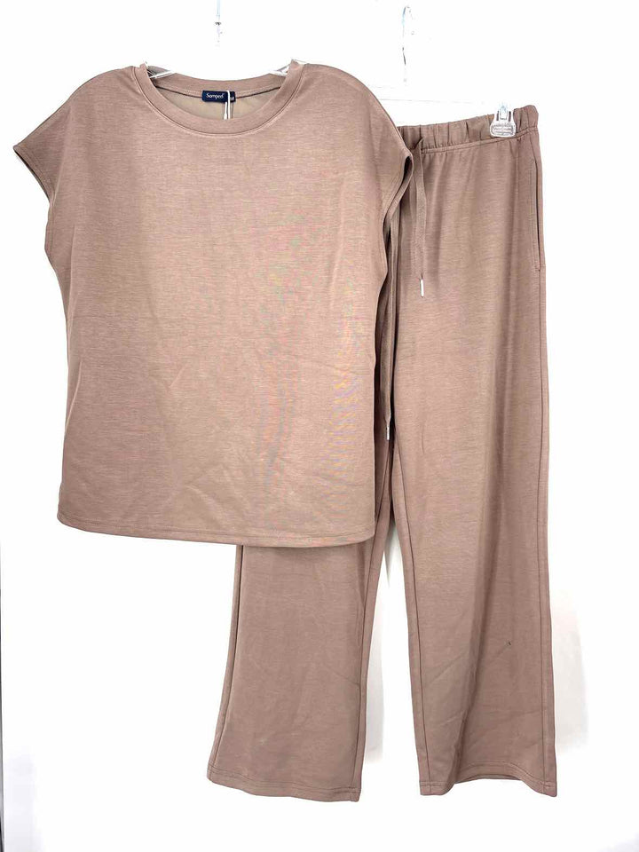 Size M Brown 2 PC Dress