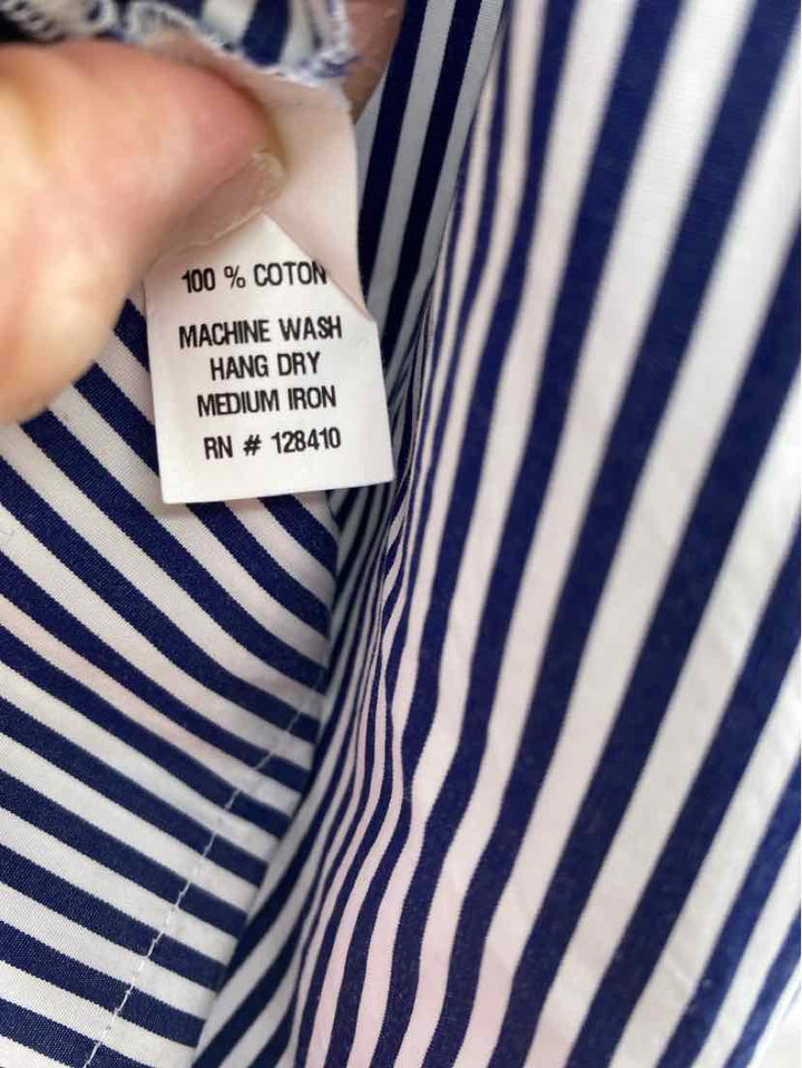 Size M ANN MASHBURN Navy Shirt