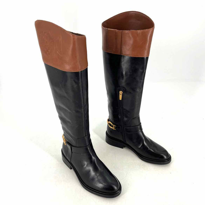 Shoe Size 6 Vince Camuto Black Leather Boots