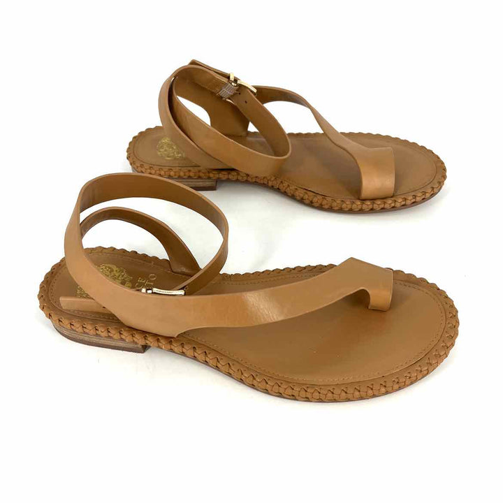 Shoe Size 9 Vince Camuto Camel Leather Sandals