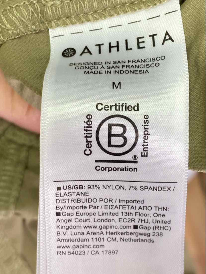 Size M Athleta Olive Dress