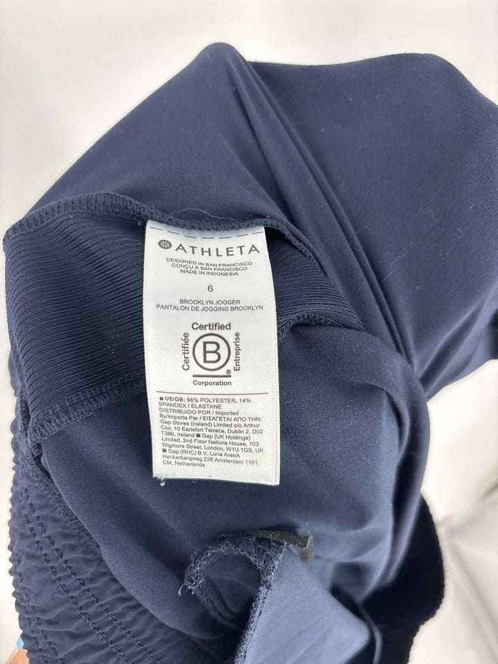Size 6 Athleta Navy Pants